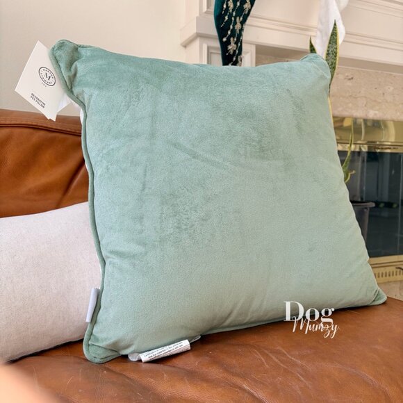 2 Martha Stewart Bulldog Christmas Retry Throw Pillows - Picture 3 of 5